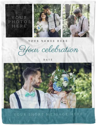 Miniatura 16 de Manta personalizada para esposa de esposo a esposa para pareja, regalos de aniversario para mujeres, regalo para aniversario de boda