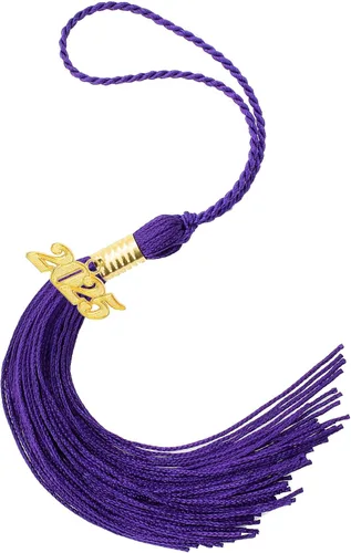 Miniatura 8 de Borla 2025, 1 unidad, borla de graduación para graduados 2025, borla 2025 con dijes de fecha dorada 2025 para fiestas de graduación, ceremonias