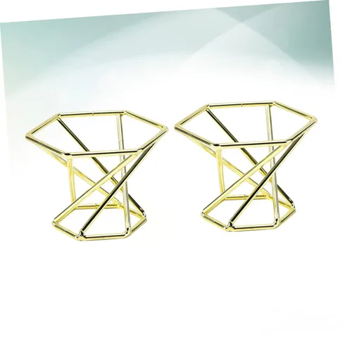 Miniatura 3 de SOLUSTRE Soporte elegante para esponja de maquillaje, 2 unidades, de acero inoxidable, diseño elegante para secado rápido, fácil acceso, para Dorado