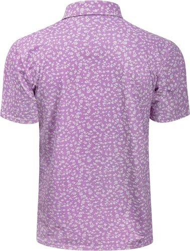 Miniatura 140 de TAPULCO Camisetas tipo polo de secado rápido para hombre, diseño de camuflaje, atléticas, ligeras, transpirables, casuales, para golf