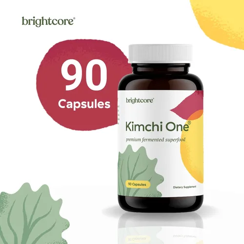Miniatura 7 de Brightcore Nutrition - Kimchi One, Cápsulas de Polvo de Kimchi, Suplemento de Probióticos, Enzimas y Antioxidantes, Superalimento Premium