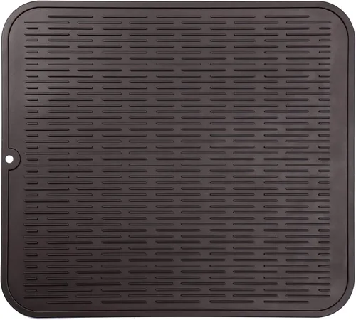 Miniatura 66 de MicoYang Alfombrilla de silicona para secado de platos para múltiples usos, fácil de limpiar, ecológica, resistente al calor, alfombrilla