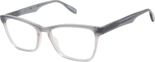 Scojo New York Trinity Place - Lentes de lectura con luz azul, hechos a mano, resistentes a los arañazos, para mujeres y hombres gris (Grey Fade)