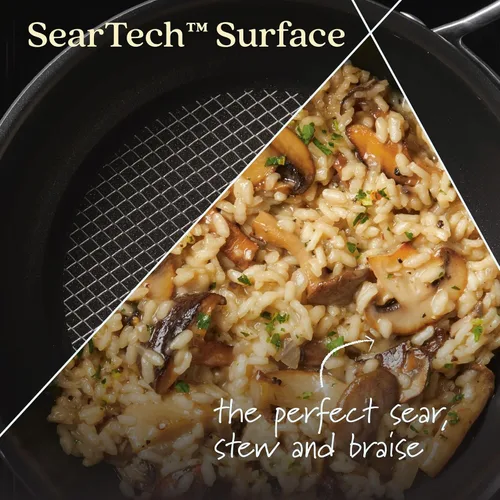 Miniatura 3 de Anolon X - SearTech Saucier antiadherente, compatible con placa de inducción (2.4L/2.5qt)