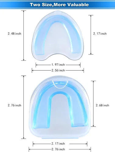 Miniatura 2 de Hsei 10 protectores bucales para niños y jóvenes con caja portátil para fútbol, lacrosse, baloncesto, boxeo, taekwondo, karate, rugby, partido, 5