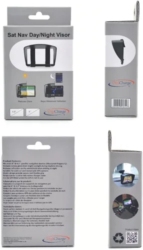 Miniatura 5 de DigiCharge Parasol GPS para motocicleta de 5 pulgadas – Compatible con Garmin Zumo 396/395/595/590, Tomtom Rider 500 550 420 450 410, Go Comfort, Go
