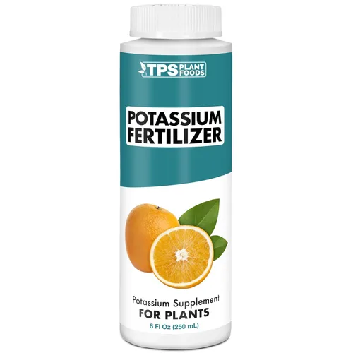 TPS NUTRIENTS Fertilizante de Potasio para Plantas, Promueve el Crecimiento, Brotación y Floración, Alimento Vegetal Líquido 8 oz (250mL)