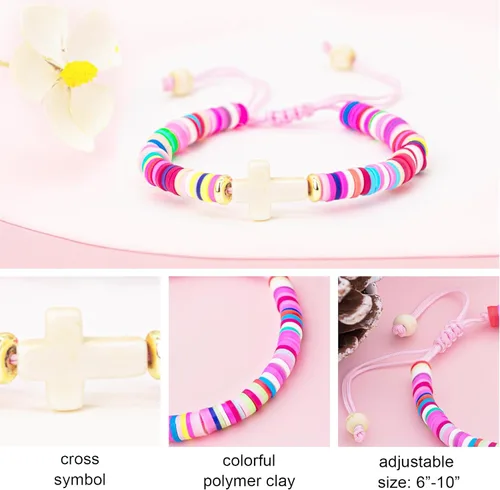 Miniatura 36 de Regalos navideños para niños, niñas adolescentes, mujeres, linda pulsera de cruz para niñas, regalos de Navidad cristianos para mujeres, ideas