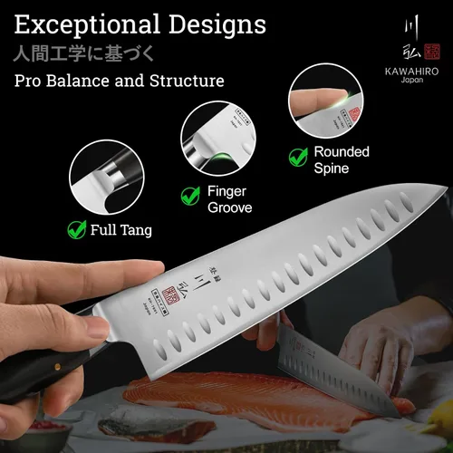 Miniatura 6 de Cuchillo de chef profesional, cuchillo de chef japonés hecho a mano de 9.5 pulgadas para cocina eficiente, cuchillo gyuto de acero de aleación