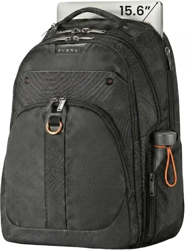 Mochila EVERKI Atlas para Laptop de Negocios - Mochila para Mujeres o Hombres para el Trabajo, Negro