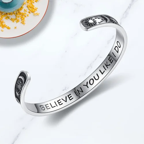 Miniatura 2 de TONY & SANDY - Brazaletes motivacionales para mujeres, adolescentes o niñas, regalos de cumpleaños personalizados para mamá, hija, hermana o amigas