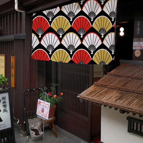 Miniatura 13 de Konsilsa Cortina japonesa Noren, letrero de restaurante japonés de sushi, decoración de puerta, cortina para restaurante, sushi, decoración del G