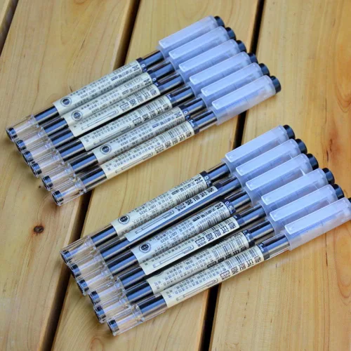 Miniatura 3 de sencoo Paquete de 12 bolígrafos de tinta de gel negro, bolígrafos de punta extra fina, bolígrafo de 0.014 in, negro, oficina, escuela, papelería