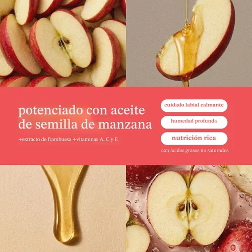 Miniatura 2 de NOONI Aceite de labios coreano - Appleberry Larga duración, hidratante, voluminizador, revitalizante para labios secos, resistente al agua, no se