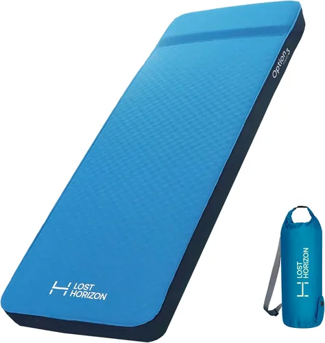 Miniatura 8 de Lost Horizon Air & Foam Camping Mattress, Self-Inflating Sleeping Pad, 3" Thick, with Pump Sack, Twin