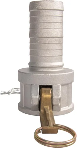Miniatura 2 de 2 accesorios de bloqueo de leva fundida por gravedad de aluminio (parte C de 1.5 pulgadas, parte C), acoplador hembra, cola de manguera