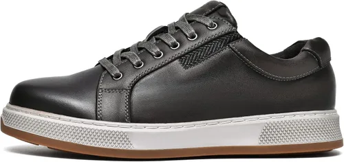 Miniatura 2 de Men's Casual Oxford Dressy Sneaker Shoe Fashion Walking Shoes for Men Lace-Up Flats Stylish Genuine Leather Upper Stylish Comfortable and Durable