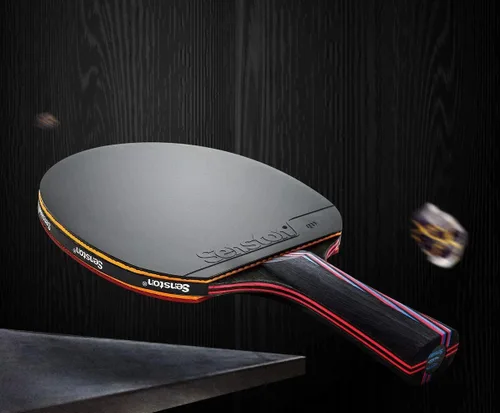 Miniatura 3 de Senston Juego de 2 palas profesionales de ping pong intermedias avanzadas, raquetas de tenis de mesa con estuche de transporte Y6-bolas