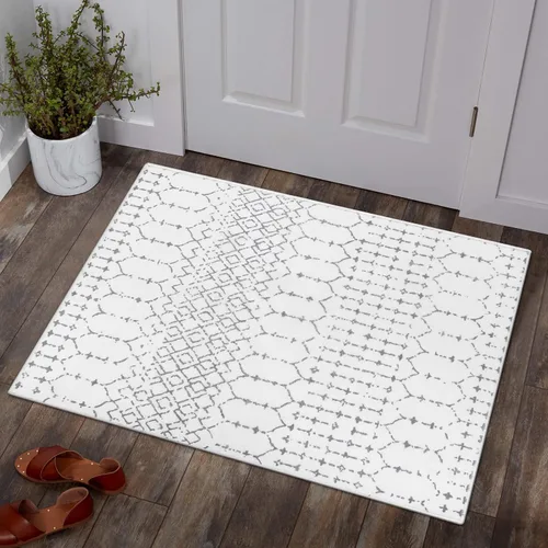 Lahome Alfombras Marroquíes Lavables para Entrada 2x3 pies Antideslizantes Alfombra Delgada de Cocina Alfombras Pequeñas de Área para Dormitorio