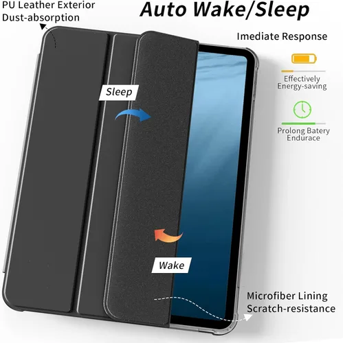 Miniatura 6 de Kenke - Funda para iPad Pro de 11 pulgadas 4ª/3ª/2ª/1ª generación 2022/2021/2020/2018 con soporte para carga de segundo lápiz con soporte