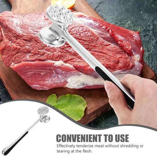 Miniatura 2 de Martillo de carne Mazo de cocina Mazo ablandador de carne Martillo de acero inoxidable 304 Mazo de carne Pounder Cerdo Golpeando Martillo