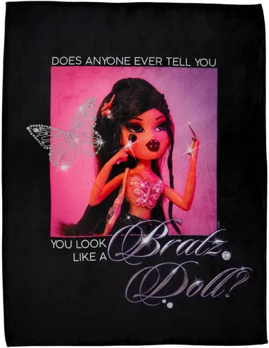 Miniatura 3 de Franco Collectibles Bratz Dolls - Manta de felpa súper suave, 46 x 60 pulgadas, (producto oficial con licencia)