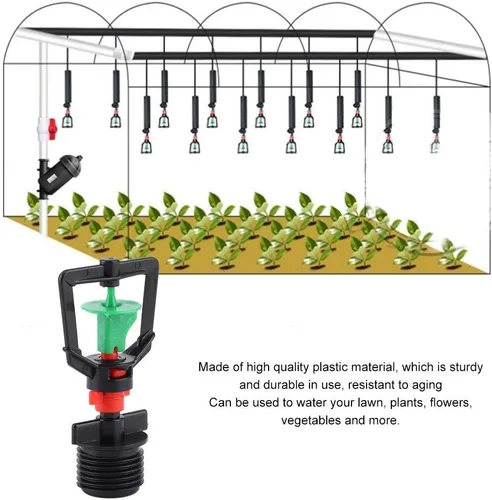 Miniatura 2 de TOPINCN Boquilla de nebulización de pulverización de riego G1/2 para sistema de riego por aspersores, herramienta de riego por aspersores
