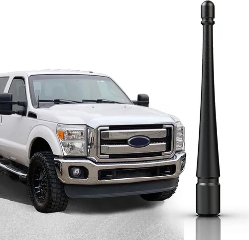 Miniatura 14 de Antena corta de aluminio para accesorios GMC Sierra 1500 2007-2026 - Reemplazo de antena de camión a prueba de lavado de autos - 4 pulgadas