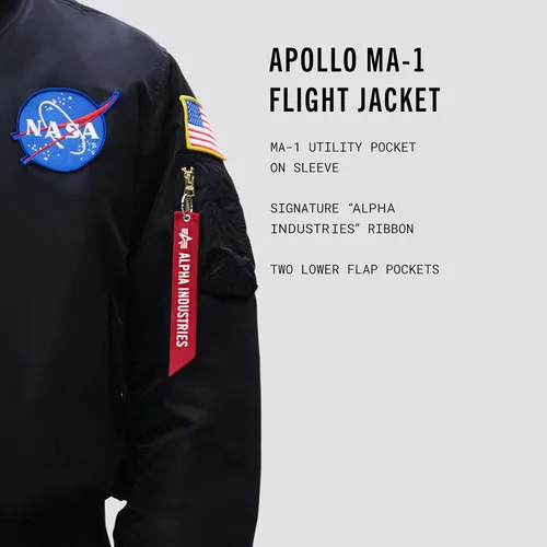 Miniatura 3 de Alpha Industries, chaqueta Bomber de Apollo MA-1, de hombre