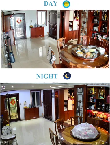 Miniatura 8 de Cámara IP POE de 5 MP, cámara de seguridad impermeable IP65 para interiores y exteriores, lente de 0.142 in, visión nocturna IR de 49.2 ft, cámara
