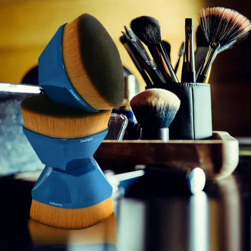 Miniatura 7 de Daubigny, brocha de maquillaje perfecta para maquillaje facial, colorete líquido, en polvo, base para mezclar líquidos, crema, polvo, cosméticos