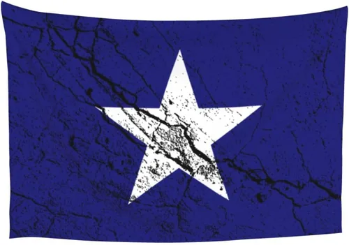 Miniatura 8 de LIFANGMI Bonnie Blue Flag Texture Effect Tapestry Wall Hanging 60x40 Inch Bedroom Living Room Dormitory Home Decoration Wall Tapestry