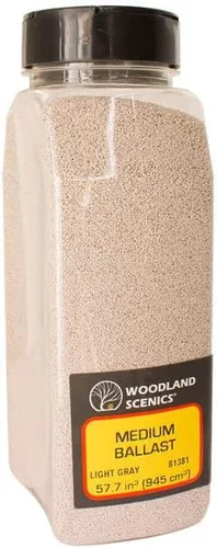 Miniatura 5 de Balasto gris claro (32 oz. Shaker) Woodland Scenics