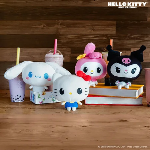 Miniatura 4 de TeeTurtle Cloudheads Cinnamoroll Peluche - Animal de Peluche Oficial de Sanrio de 5 Pulgadas con Detalles Bordados - Juguetes de Peluche Suaves