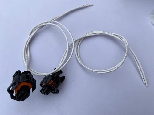 Miniatura 2 de Paquete de 2 conectores de inyector de combustible diésel para Chevrolet GMC 6.6L Duramax LLY LBZ LLM Diesel 2 cables Pigtail 88988963 PT2183