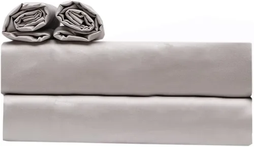 Miniatura 9 de Sábanas de tamaño King con parte superior flexible de cabeza dividida para cama ajustable, 800 TC-100% algodón, 4 piezas, sábanas divididas