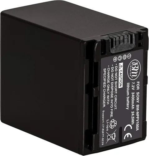 BM Premium NP-FV100A - Batería de alta capacidad para Sony FDR-AX30 FDR-AX33 FDR-AX53 FDR-AX700 FDR-AX100 FDR-AX35 HXR-MC50 HXR-MC88 HX-RNX80