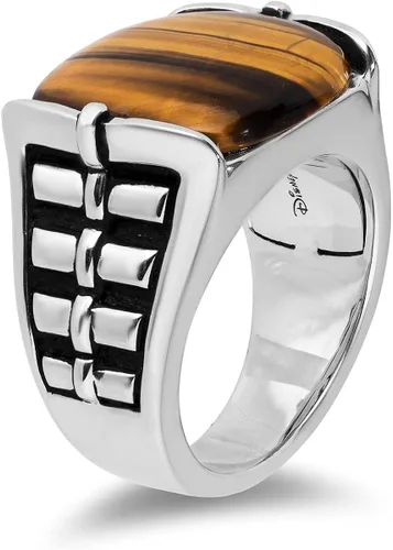 Miniatura 3 de Star Wars Fine Jewelry The Wookiee - Anillo para hombre, ojo de tigre, piedra preciosa, plata, Metal, ojo de tigre