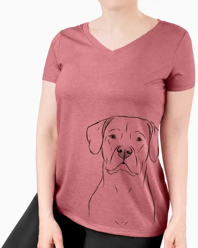 Miniatura 3 de Bare Rufio The Dogo Argentino Dog Triblend Camiseta