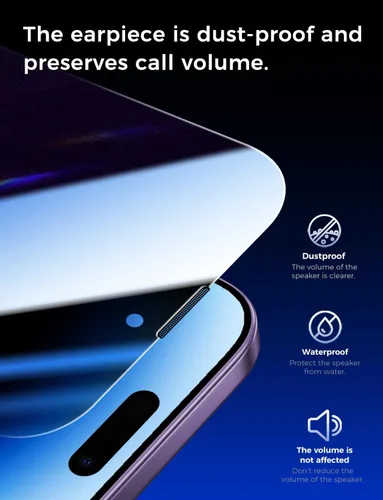Miniatura 6 de MAGIC JOHN Paquete de 2 protectores de pantalla de privacidad para iPhone 14 Pro de 6.1 pulgadas (no máximo), vidrio templado, instalación