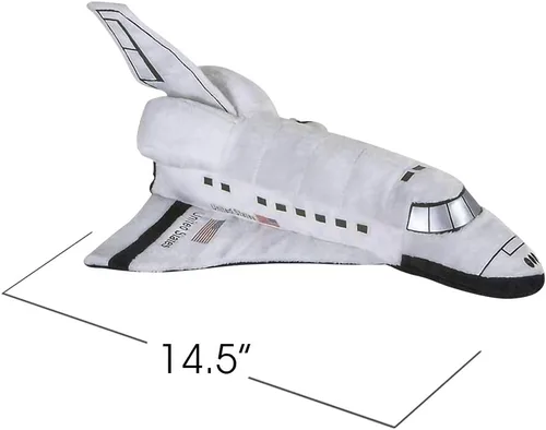 Miniatura 2 de ArtCreativity Peluche de transbordador espacial para niños, nave espacial de astronauta suave y tierna de 14.5 pulgadas, bonita decoración