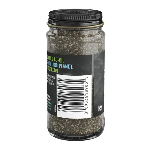 Miniatura 4 de Frontier Co-op Condimento multiusos, cebolla, perejil, albahaca, cáscara de limón, tomillo, ajo y otras especias aromáticas, sin sal, Kosher 1.2