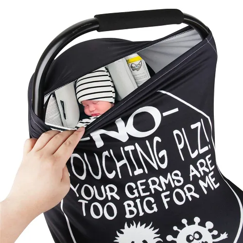 Miniatura 6 de Metplus - Funda para asiento de cochecito de bebé, toldo para carrito, cubierta para lactancia, para sillita de bebé, carro de compra, todo en uno