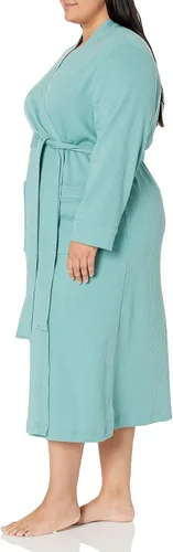 Miniatura 7 de Tienda Essentials Bata ligera de punto gofre de longitud completa para mujer (disponible en tallas extragrandes)
