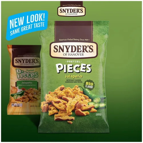 Miniatura 5 de Snyder's Of Hanover Pretzel Pieces, Jalapeño, 11.25 onzas (paquete de 12)