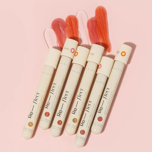 Miniatura 7 de HALEYS Brillo labial luminoso hidratante (cielos rosados), reflexiona e hidrata, nutre, no pegajoso, sin peso, sin fenoxietanol, con infusión