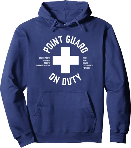 Miniatura 5 de Camiseta de baloncesto Point Guard - Sudadera con capucha de Bball Life Guard, Negro