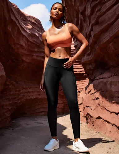 Miniatura 5 de Ewedoos - Leggings con bolsillos para mujer, de talle alto, pantalones de yoga, pantalones de entrenamiento, con levantamiento de glúteos