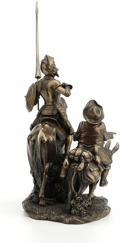 Miniatura 3 de Estatua de Don Quijote y Sancho Panza