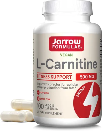 Miniatura 11 de Jarrow Formulas L-Carnitina 500 mg - Cofactor importante para la producción de energía (ATP) a partir de grasas - L-carnitina como tartrato